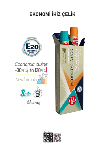 ZİPPER GLUE EKO İKİZ YAPIŞTIRICI  PK:12